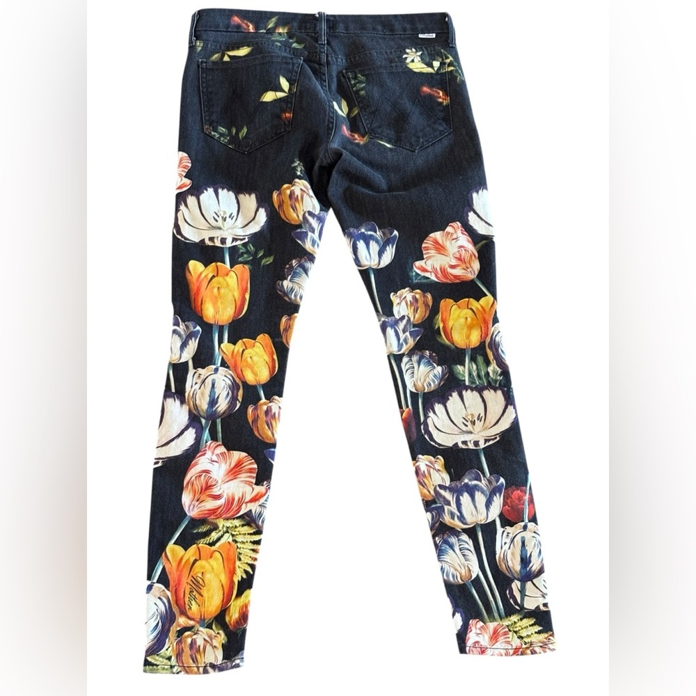 Mother Women's The Looker in He Kissed Me Between the Gardenias & Daisies Sz 27 - Picture 9 of 11